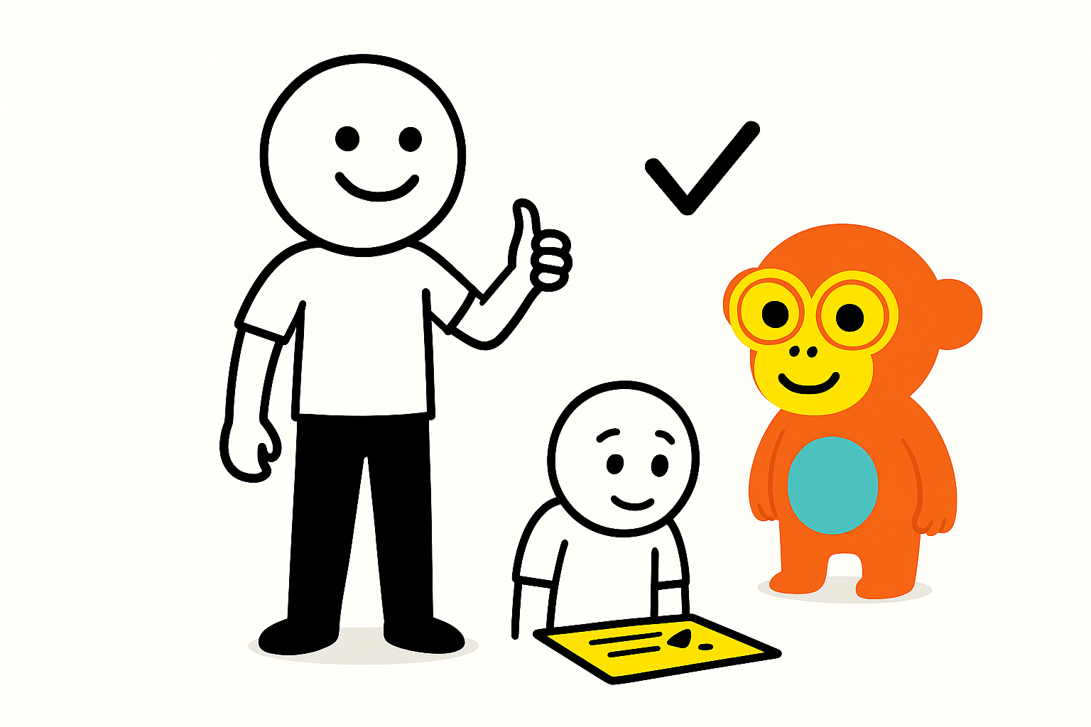 Successful learning outcome: child engaging calmly with support from PlayTellect